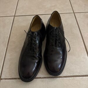 Johnston & Murphy Black Oxford Shoes